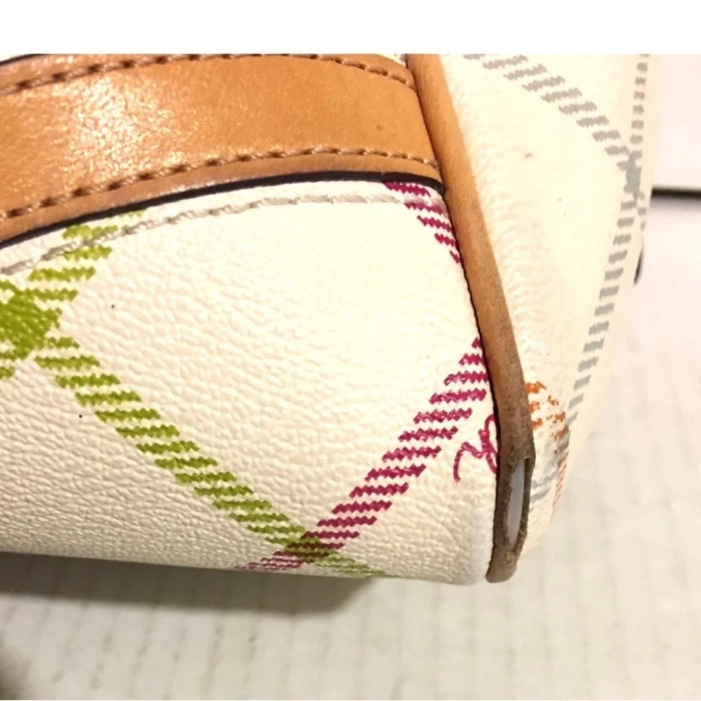 Coach CC signature print canvas  satchel handbag